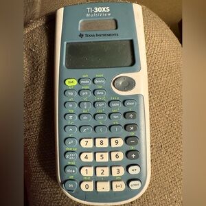 Texas Instruments TI-30XS MultiView Blue and White Calculator